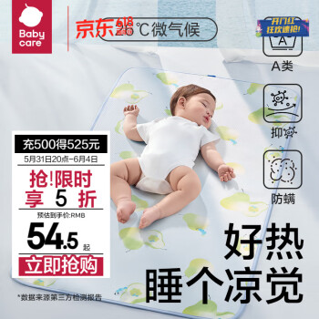 babycare 婴儿凉席 优惠商品56*100cm ￥54.5