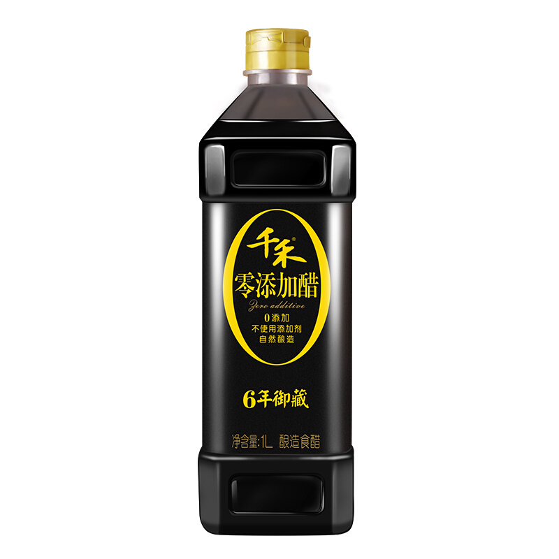 千禾 零添加 6年御藏 酿造食醋 1L 15.84元