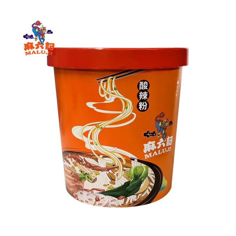 麻六记 酸辣粉 256g*6桶 湿粉冲泡方便速食粉丝 21.9元（需用券）