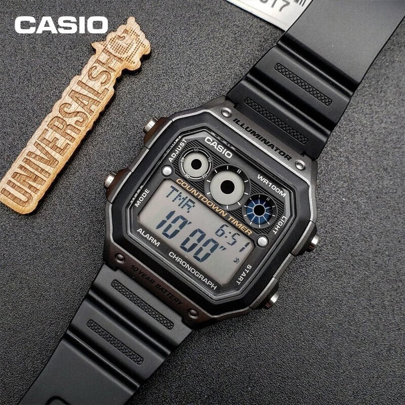 CASIO 卡西欧 多功能户外防水男士手表AE-1300WH-8AVDF 167.65元