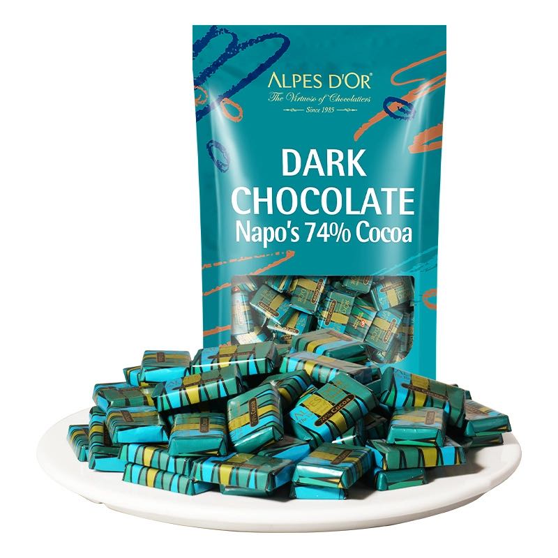 临期黑巧克力爱普诗瑞士进口纯可可脂500g 37.9元37.9