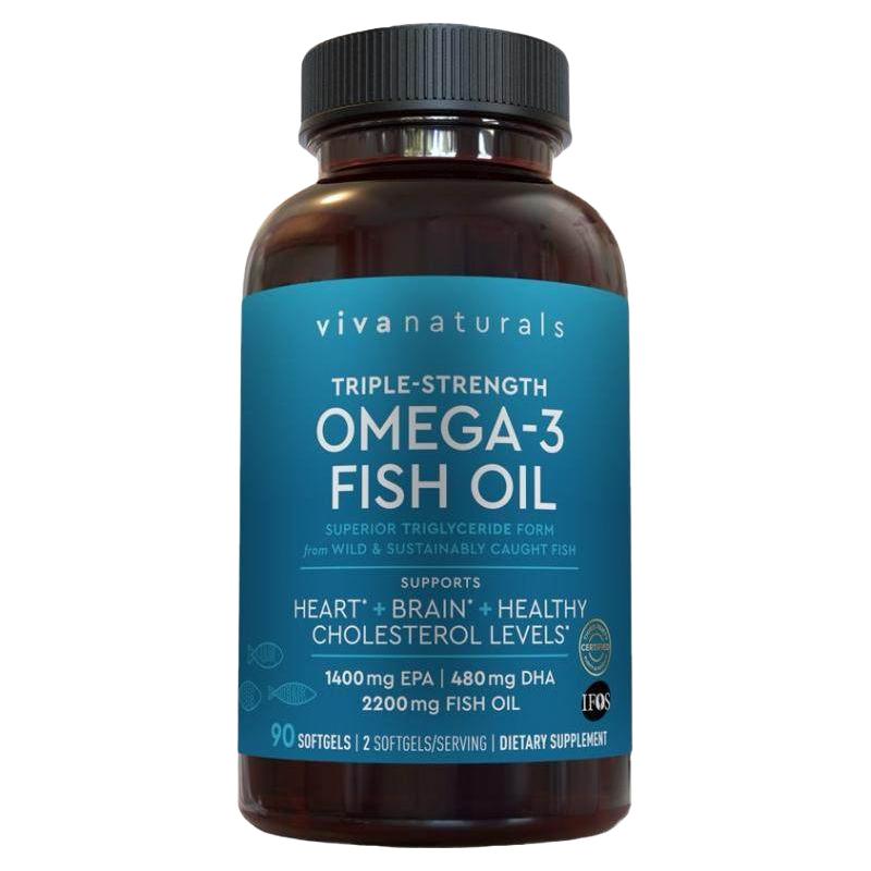 Viva Naturals 91%高纯度深海鱼油 90粒