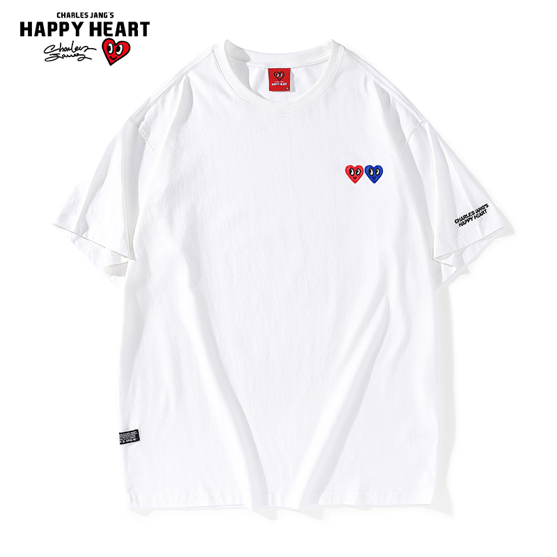 查尔斯桃心 CHARLES JANG'S HAPPY HEART 男女短袖T恤 21518CHB72022189-1 69元（需用券）