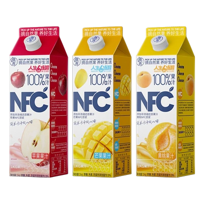 摘养 NFC纯果汁 1kg*2盒 19.9元（需领券）