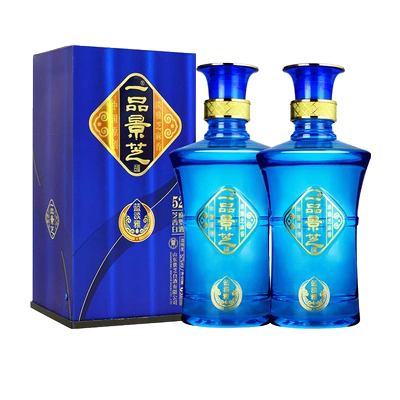 再补券：景芝 一品景芝蓝淡雅 芝麻香型白酒 52度 500ml*2瓶 178.68元包邮