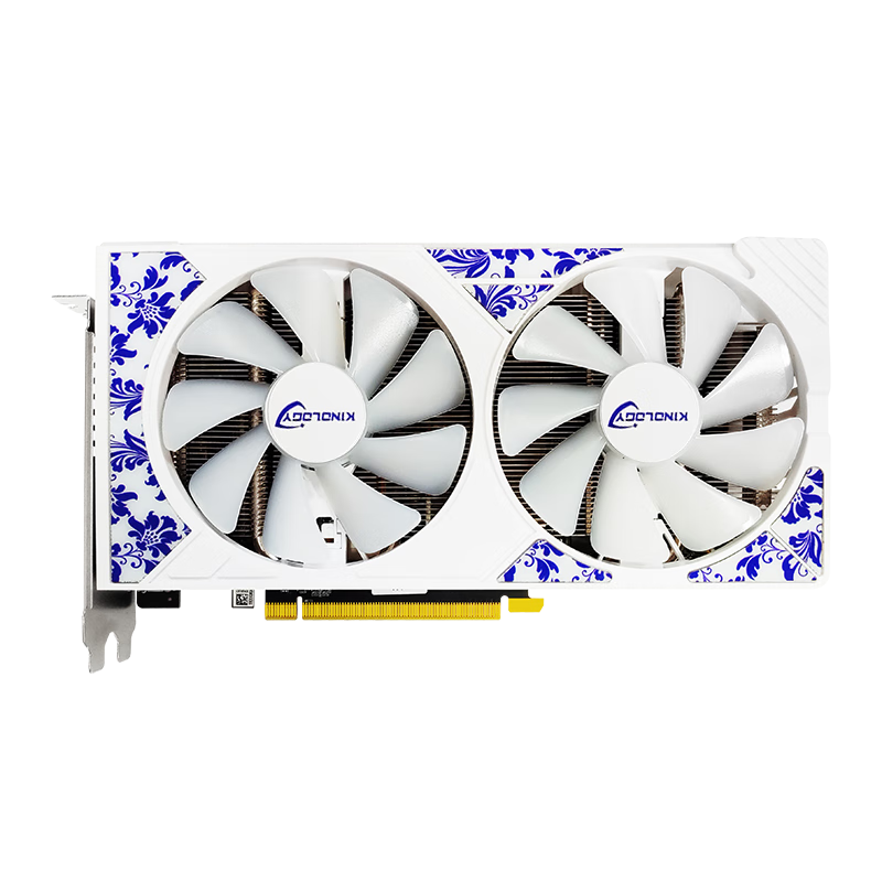 KINOLOGY 卡诺基 RX580 8G/4G 2048SP DDR5 吃鸡游戏家用办公台式显卡 RX580 4G青花双热