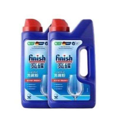 88VIP：finish 亮碟 洗碗粉 1kg*2瓶 98.64元 （需用券）