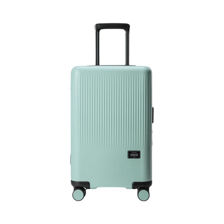 美旅 箱包美旅咔咔箱行李箱超轻拉杆箱大容量旅行箱一键开锁24英寸TY2 绿色