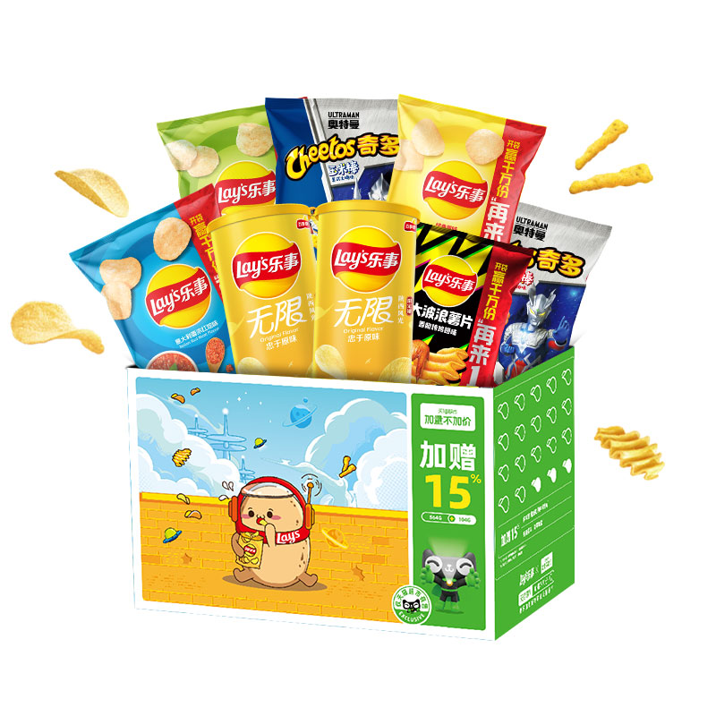 Lay's 乐事 薯片礼盒 混合口味 698g 32.68元（需买2件，共65.36元）