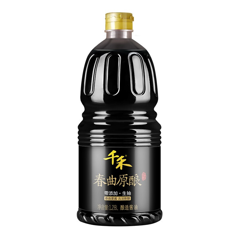 千禾 春曲原酿 酿造酱油 1.28L 10.43元（需用券）