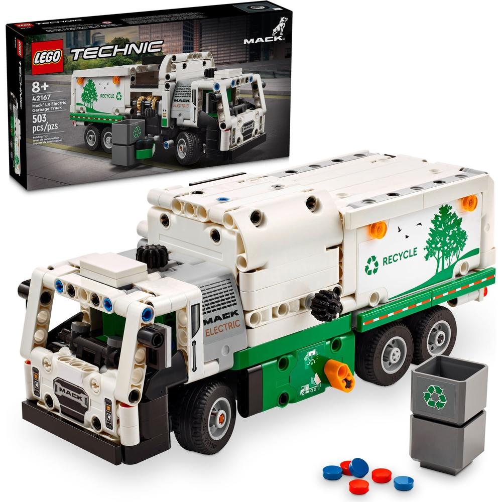 PLUS会员：LEGO 乐高 机械组系列 42167 马克 LR 电动垃圾卡车 167.55元（需用券）