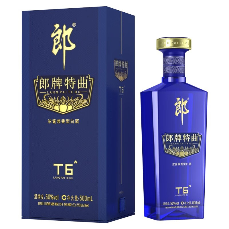 LANGJIU 郎酒 郎牌特曲T6 兼香50度 500mL 2瓶 186.9元（需用券）