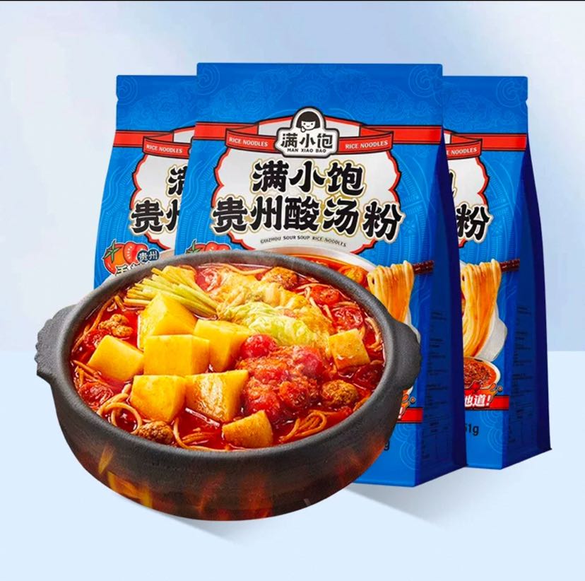 88VIP：满小饱 贵州酸汤粉351g*3袋 21.75元（需用券）