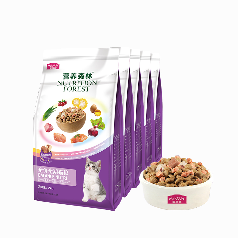 Myfoodie 麦富迪 营养森林三文鱼冻干 全价全期猫粮 10kg（赠 猫条5支） 162.75元