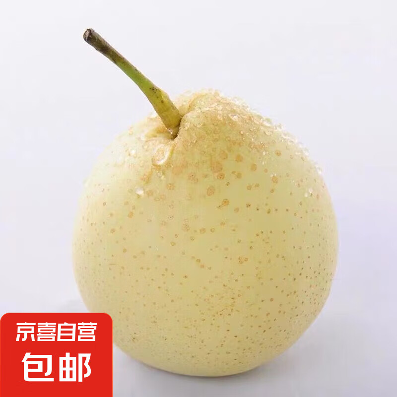 京喜加赵州水晶鸭梨 单果180g 带箱2斤 3.99元（需领券）