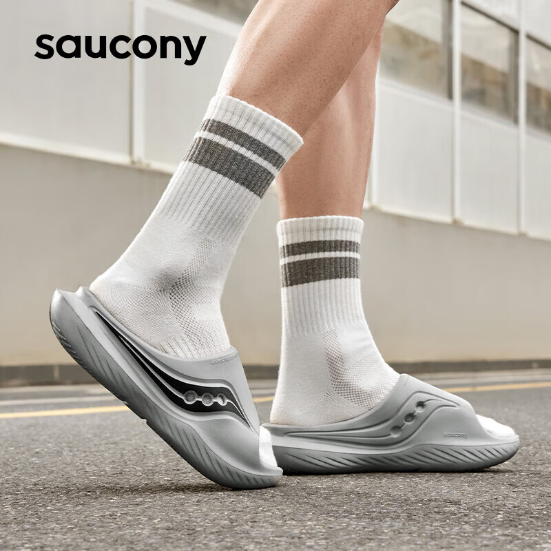 saucony 索康尼 摇篮运动恢复拖鞋男夏季外穿凉拖跑步户外篮球沙滩 219元（需用券）