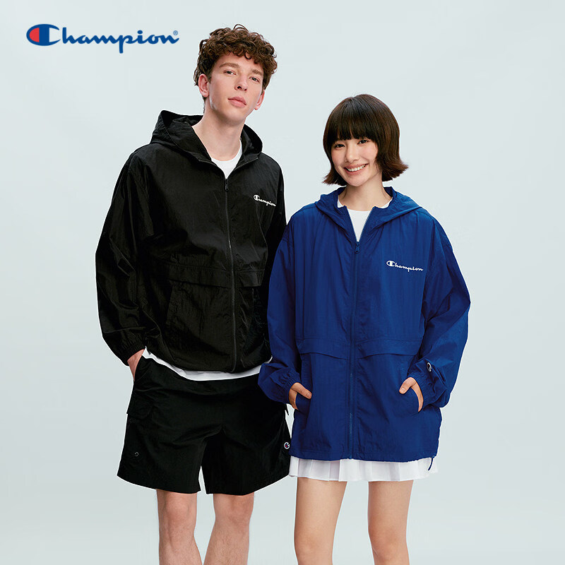 Champion 26夏季新品轻薄宽松连帽情侣外套 239元（需用券）