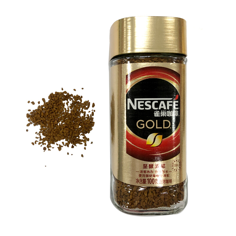 Nestlé 雀巢 金牌 至醇浓郁 速溶黑咖啡粉 100g 82.9元
