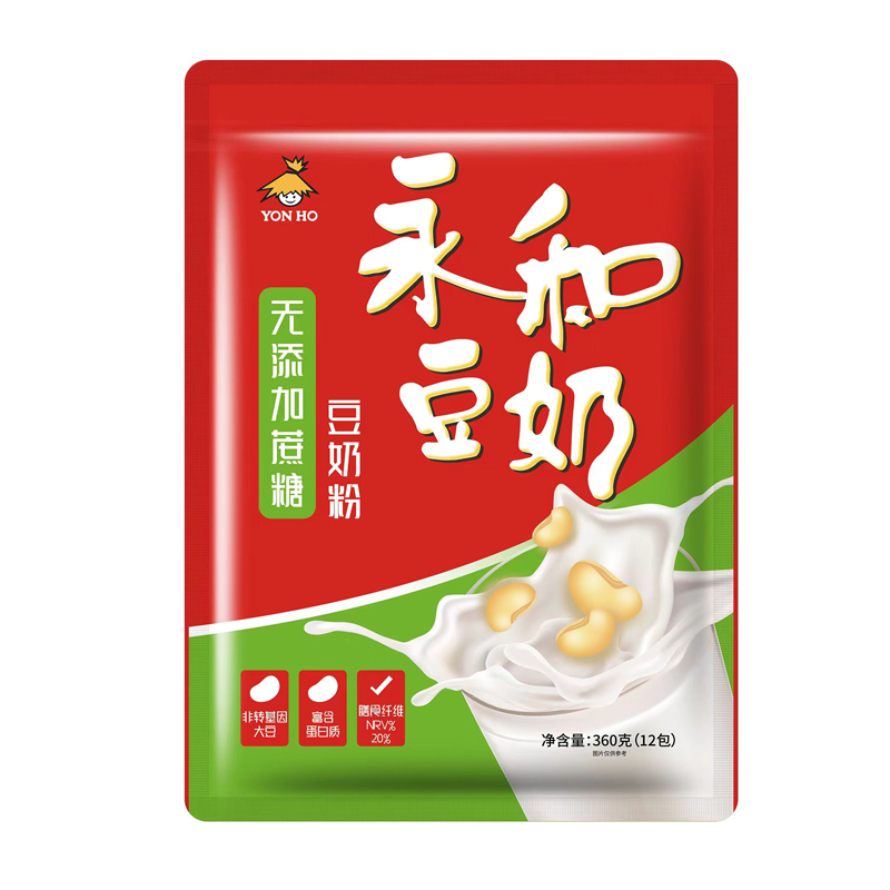 YON HO 永和豆浆 豆奶粉 360g(12小包) 无添加蔗糖 8.9元（需用券）