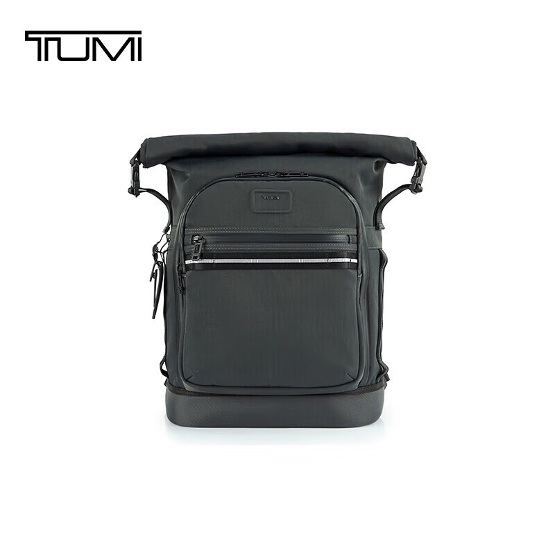 TUMI 途明 ALPHA BRAVO男士双肩包卷顶旅行运动背包电脑包 0232702IRN/铁灰色 949.18
