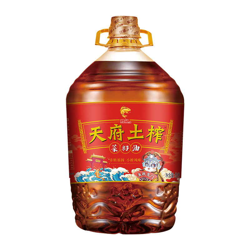 鲤鱼 天府土榨 菜籽油 5L 59.93元