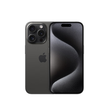 Apple 苹果 iPhone 15 Pro 5G手机 256GB 黑色钛金属 ￥7798