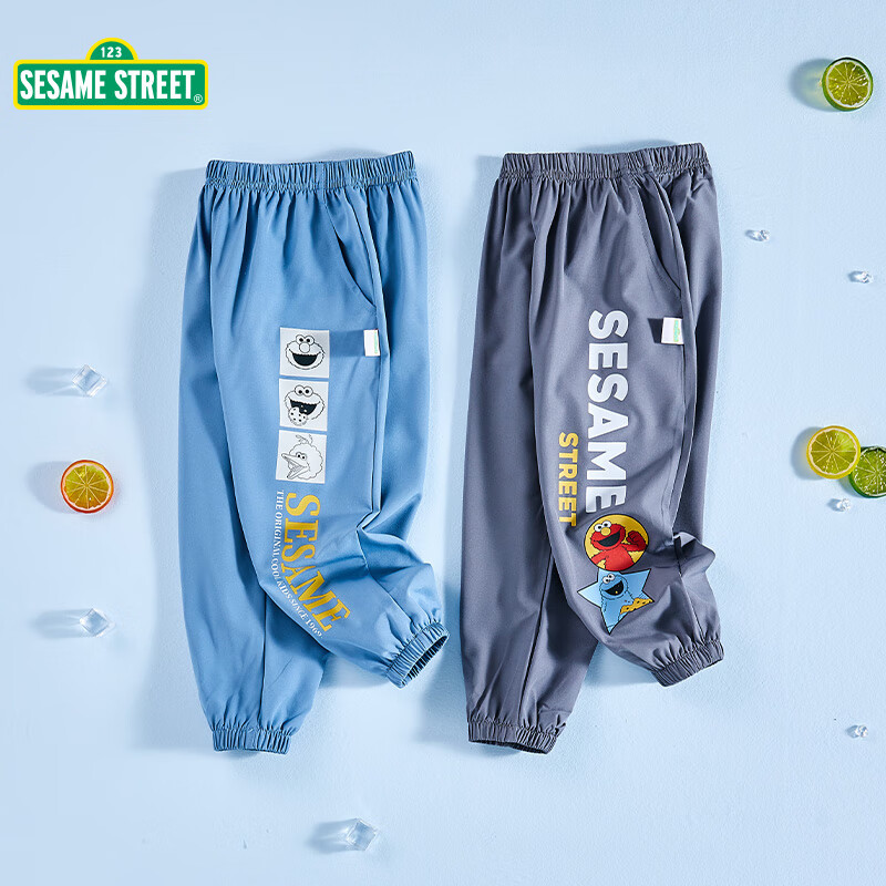 SESAME STREET 芝麻街 儿童夏季运动裤 2条 24.9元（需用券）
