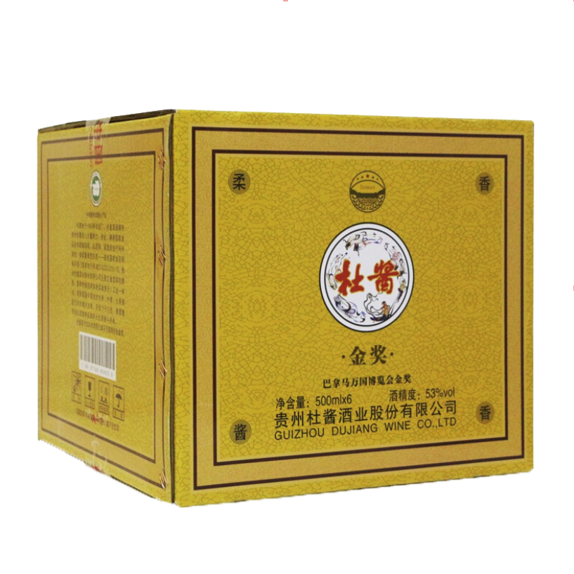 Dusause 杜酱 贵州杜酱酒53度酱香型白酒整箱6瓶 349元（需用券）