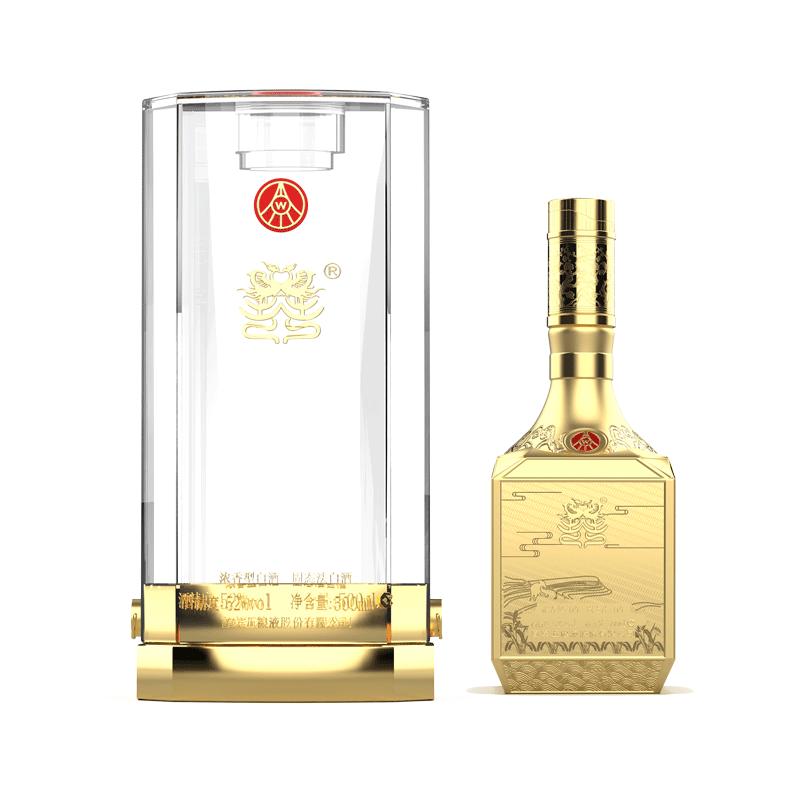 五粮液 囍·金装52度浓香型白酒 500mL 99元