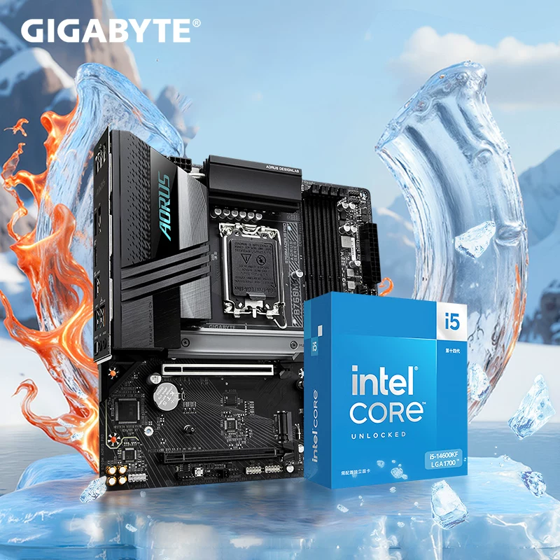 技嘉 i5 12600KF/14600KF/14600K技嘉B760M/Z790M魔鹰小雕主板cpu套装 1496.7元 - 86线报