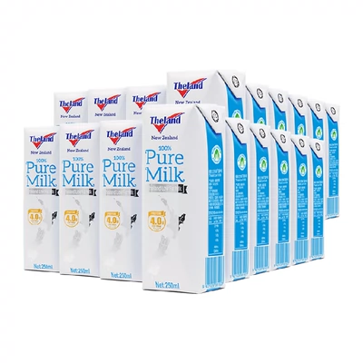 88VIP：Theland 纽仕兰 4.0g蛋白质低脂牛奶 250ml*24盒*2箱 160.55元包邮（双重优惠）
