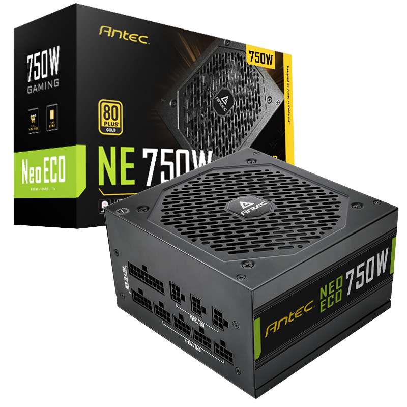 PLUS会员：Antec 安钛克 NE750金牌全模组 电脑主机电源 750W 453.74元包邮（需用