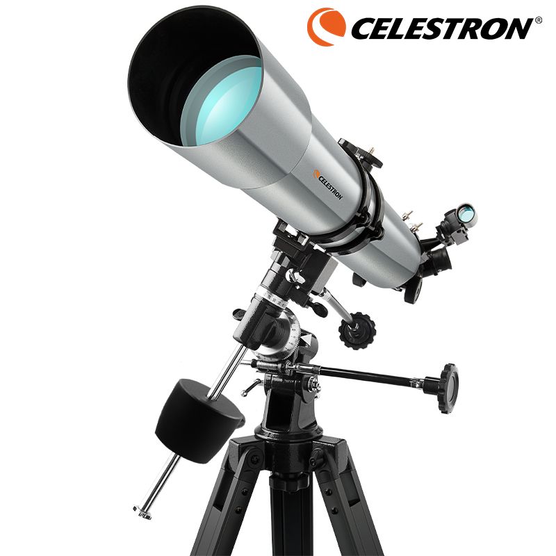百亿补贴：CELESTRON 星特朗 80EQ-Ti天文望远镜专业级80eq银灰色版生日礼物入门