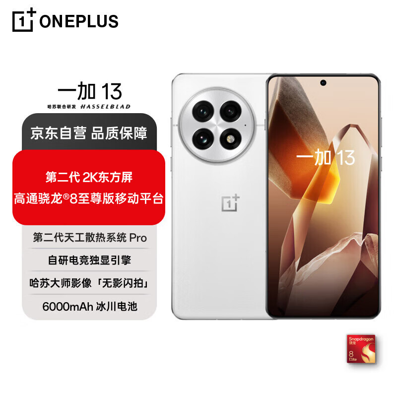 OnePlus 一加 13 5G手机 12GB+256GB 白露晨曦 骁龙8至尊版 ￥4099