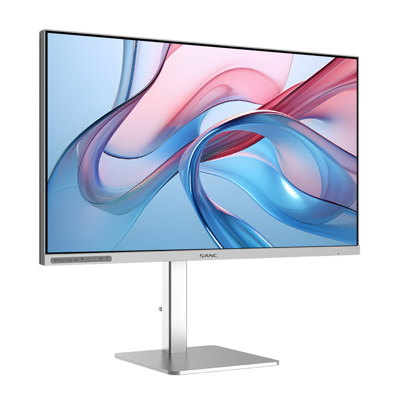 SANC OF27UT Pro 27英寸 IPS FreeSync 显示器（3840×2160、60Hz、138%sRGB、HDR400、Type-C 90W