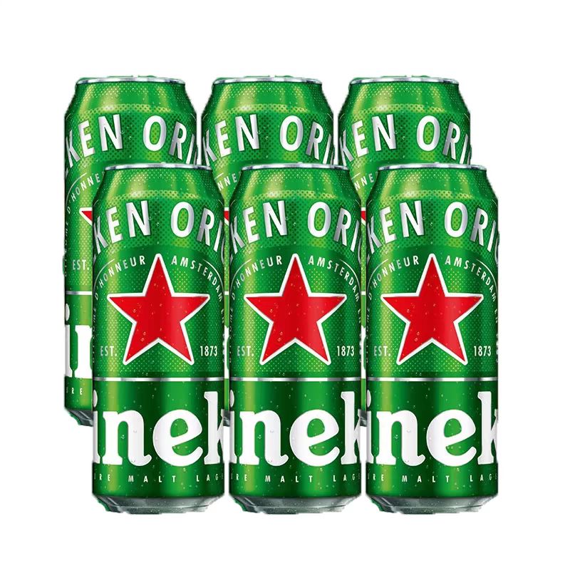 Heineken 喜力 啤酒醇香啤酒喜力星银喜力经典听装500ml*6听罐装尝鲜装 21.45元