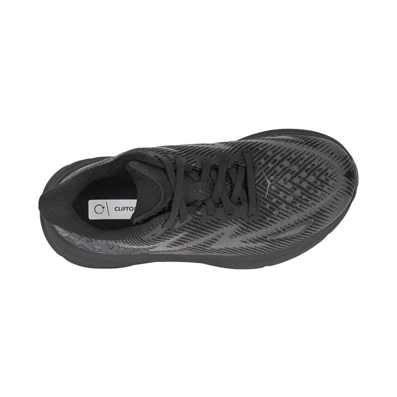 HOKA ONE ONE 克利夫顿9公路跑步鞋Clifton 9 女款BBLC-黑色-宽版 6 709元（需用券）