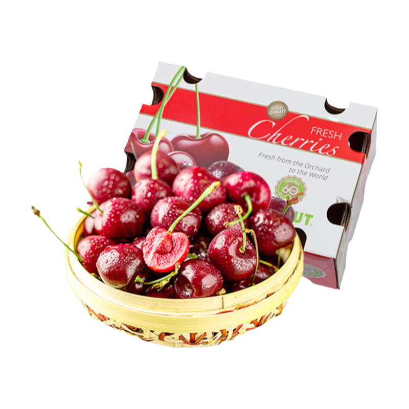 智利车厘子 大樱桃水果礼盒 2500g净重 巨无霸3J 单果30-32mm 进口原箱 JD包邮 10