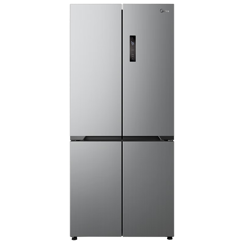 PLUS会员：Midea 美的 60cm薄系列 MR-455WSPZE 对开门冰箱 455升 3043元包邮+9.9元购卡（双重优惠）