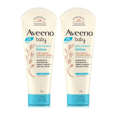 临期：Aveeno 艾维诺 婴儿每日倍护润肤乳 227g*2支+赠同款30g 79.86元包邮（需领