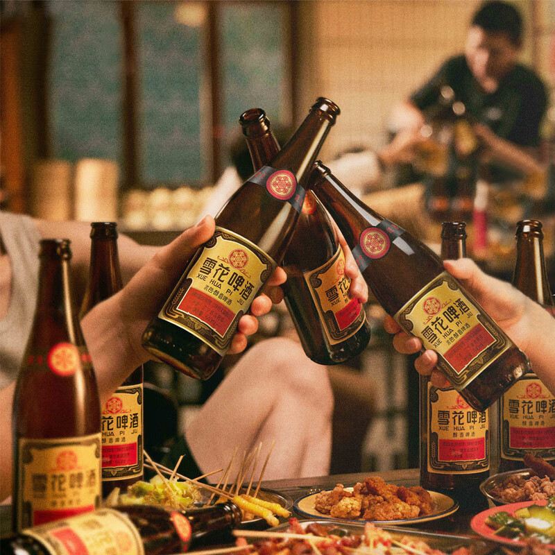 淘金币92.87元、今日必买：雪花 经典沈阳老雪花啤酒 12度 640ml×12瓶+500ml*12听