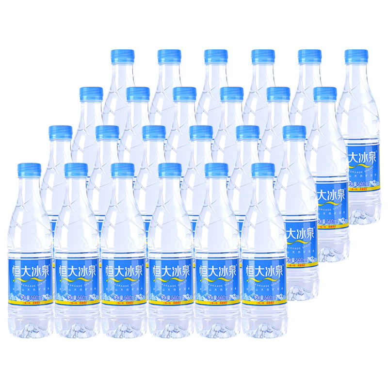 恒大冰泉 深矿泉水 500ml*24瓶 ￥27.8