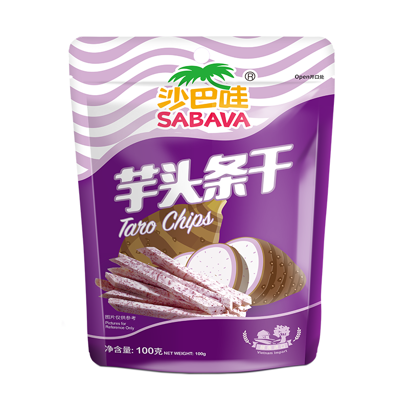 需首购、plus会员：沙巴哇（Sabava） 越南进口香脆芋头条干 100g/袋 3.87元(plus