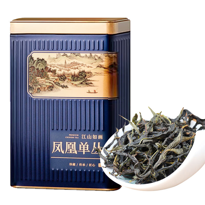 寅伯茶坊 凤凰单枞鸭屎香类大乌叶24头春茶 105g ￥69