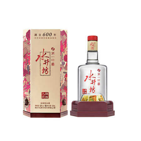 swellfun 水井坊 第一坊 臻酿八号 52%vol 浓香型白酒 500ml 单瓶装 324.98元（需用