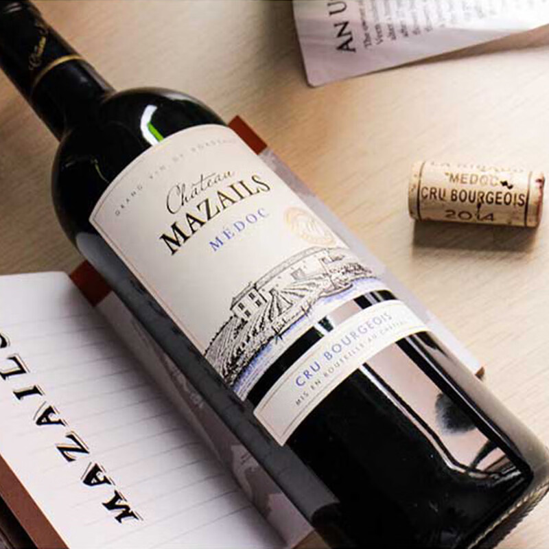 BOURDIEU 博尔迪 法国梅多克马莎尔城堡中级庄干红葡萄酒红酒2019年 单支 54.58