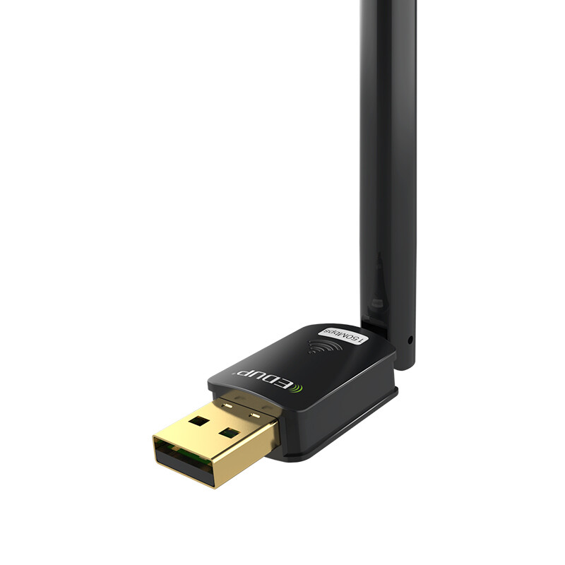 EDUP 翼联 USB无线网卡 150M免驱动 随身wifi接收器 台式机笔记电脑本通用网卡 