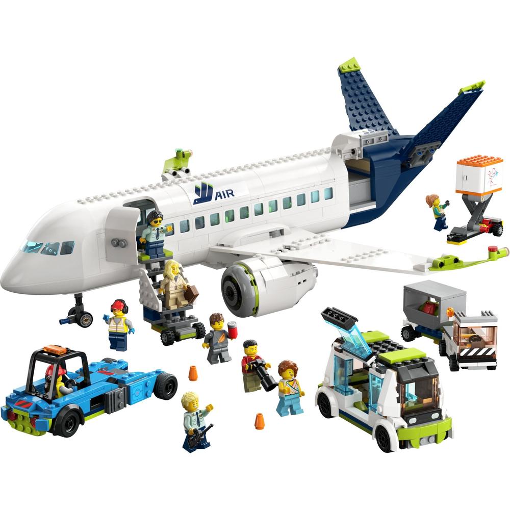 LEGO 乐高 积木拼装城市系列60367 客运飞机不可遥控男孩儿童玩具生日礼物 476.05元（需用券）