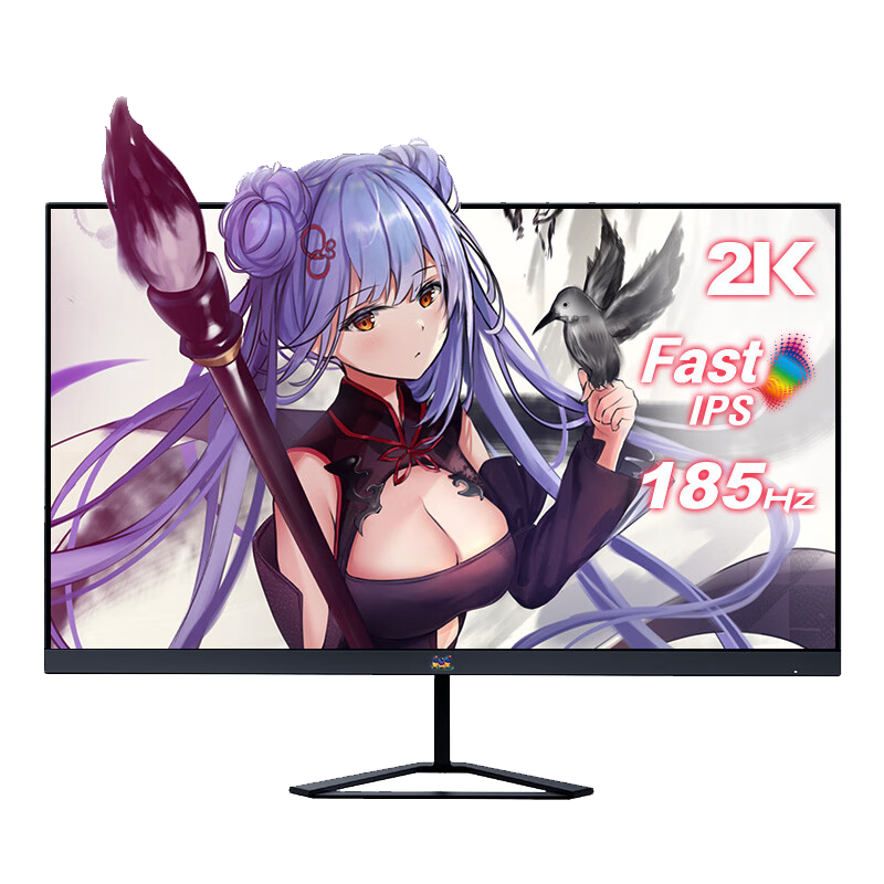 PLUS会员：ViewSonic 优派 27英寸 IPS 显示器（2K、185Hz、100﹪sRGB） 返后824元包邮