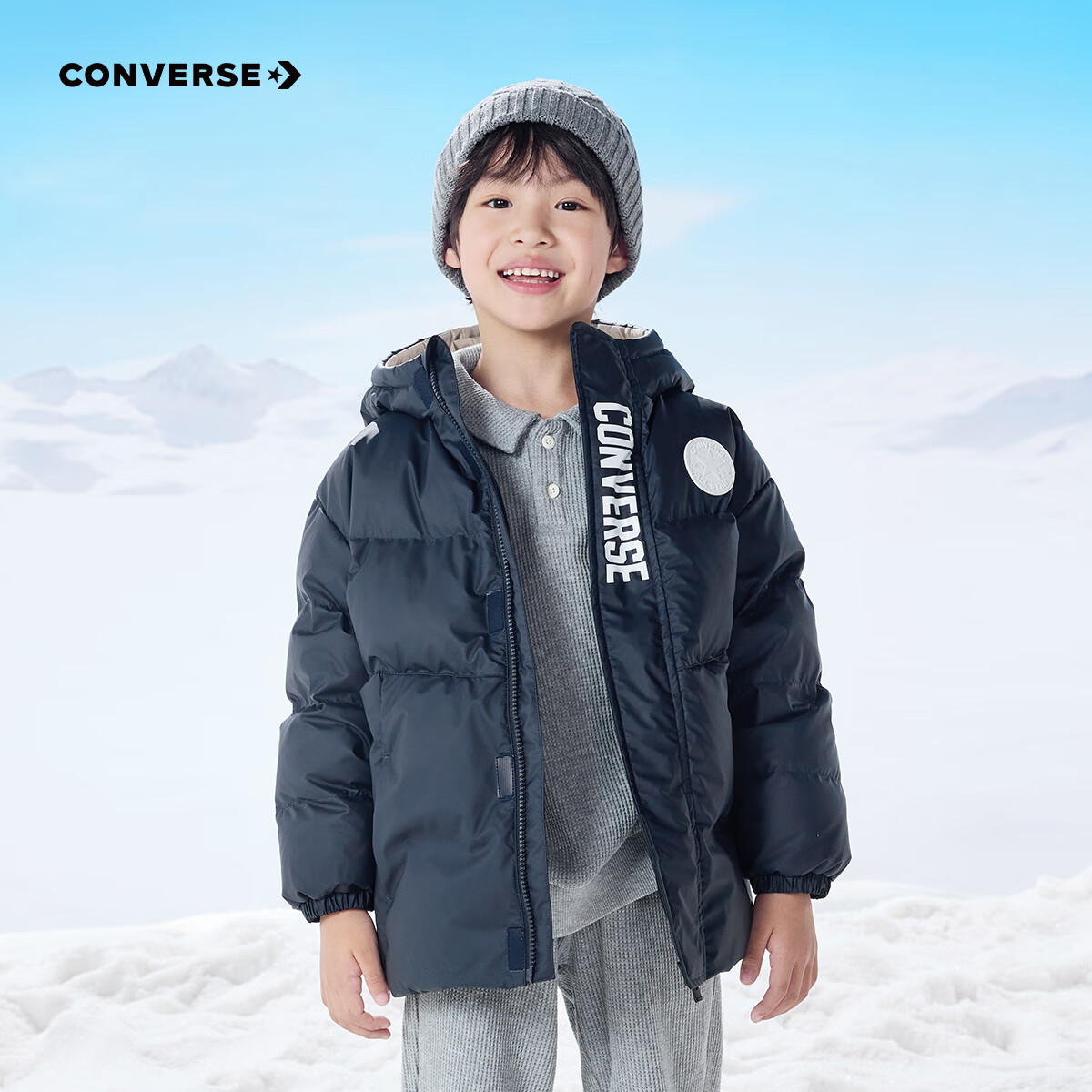 CONVERSE 匡威 儿童羽绒服连帽款 196.53元（需用券）